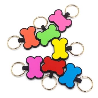 Bone Silicone Dog Tag