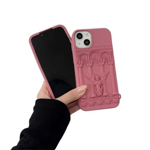 Embossed Logo Silicone Phone Case