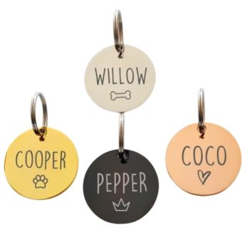 Printed Silicone Dog Tags