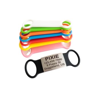 Silicone Dog Collar Tag
