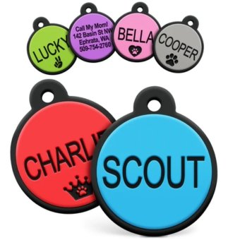 Silicone Dog ID Tags