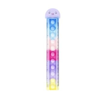 Creative Multifunctional Color Pop Custom Silicone Ruler